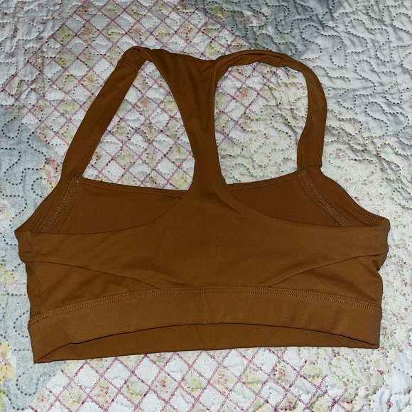 Alphalete pulse balance bra in chestnut - Picture 8 of 12